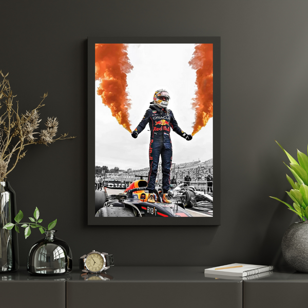 Leinwand - Max Verstappen Formel 1