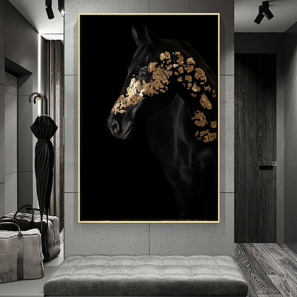 Leinwand - Goldenes Pferd Luxe