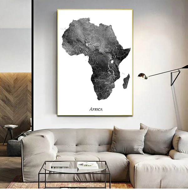 Leinwand - Africa Map