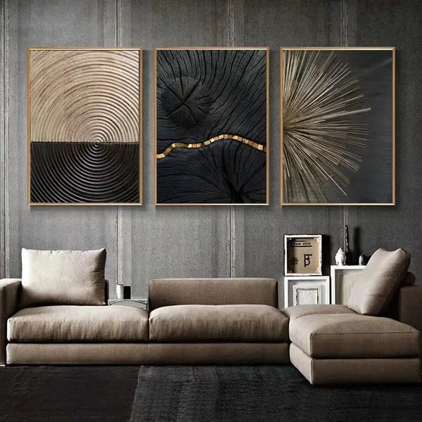 Leinwand - Modern Abstrakt Triptychon