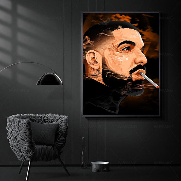 Toile - Drake Portrait