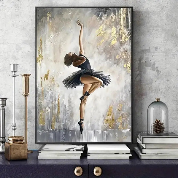 Leinwand - Tänzerin Ballerina Art
