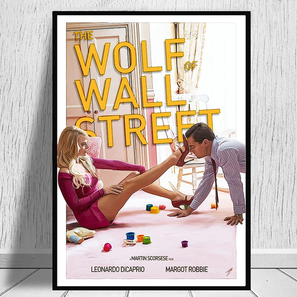 Leinwand - The Wolf Of Wall Street Dicaprio