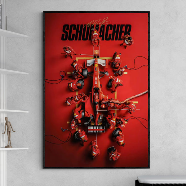 Leinwand - Michael Schumacher Formel 1