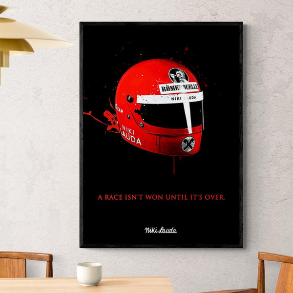 Leinwand - Niki Lauda Formel 1 F1 Fahrer