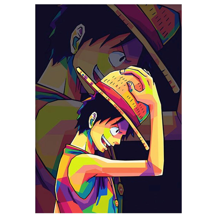 Luffy One Piece – 5 pièces Peinture sur Toile Impression sur Toile Toile  Art pour La Décoration Intérieure – DNV Store FR