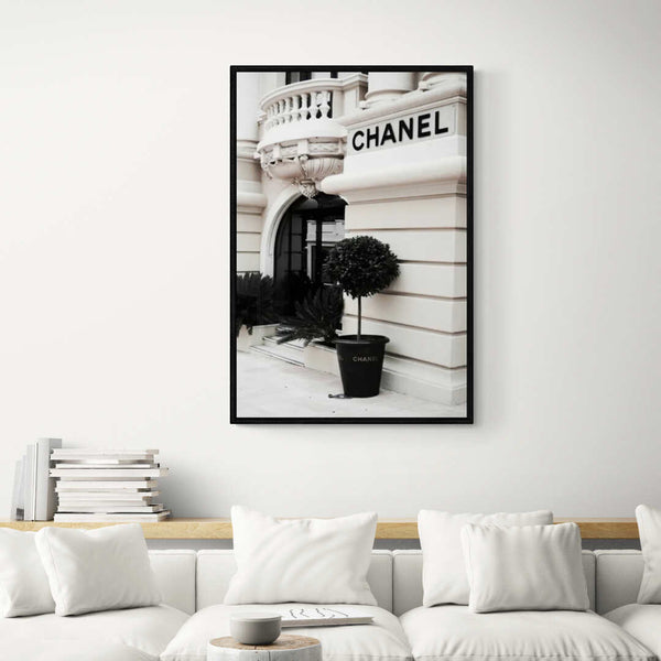 Leinwand - Chanel Schwarz und Weiß