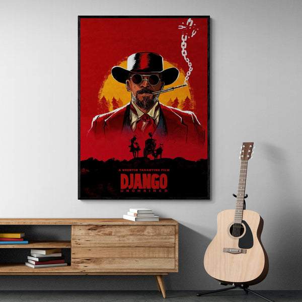 Lienzo - Django Jamie Foxx Tarantino