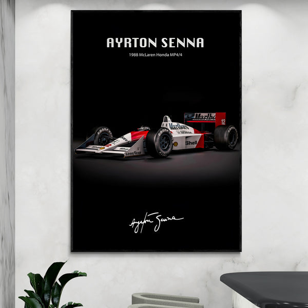 Lienzo - Ayrton Senna Piloto de Fórmula 1