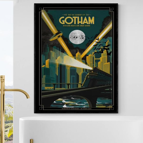 Leinwand - Gotham City