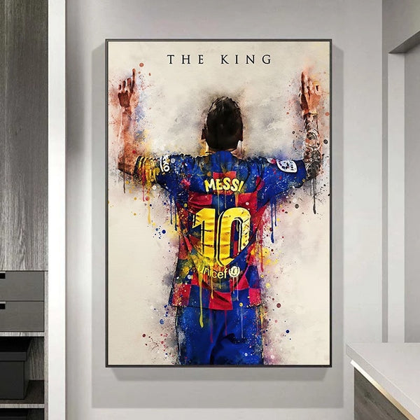 Toile - Messi Football The King 10